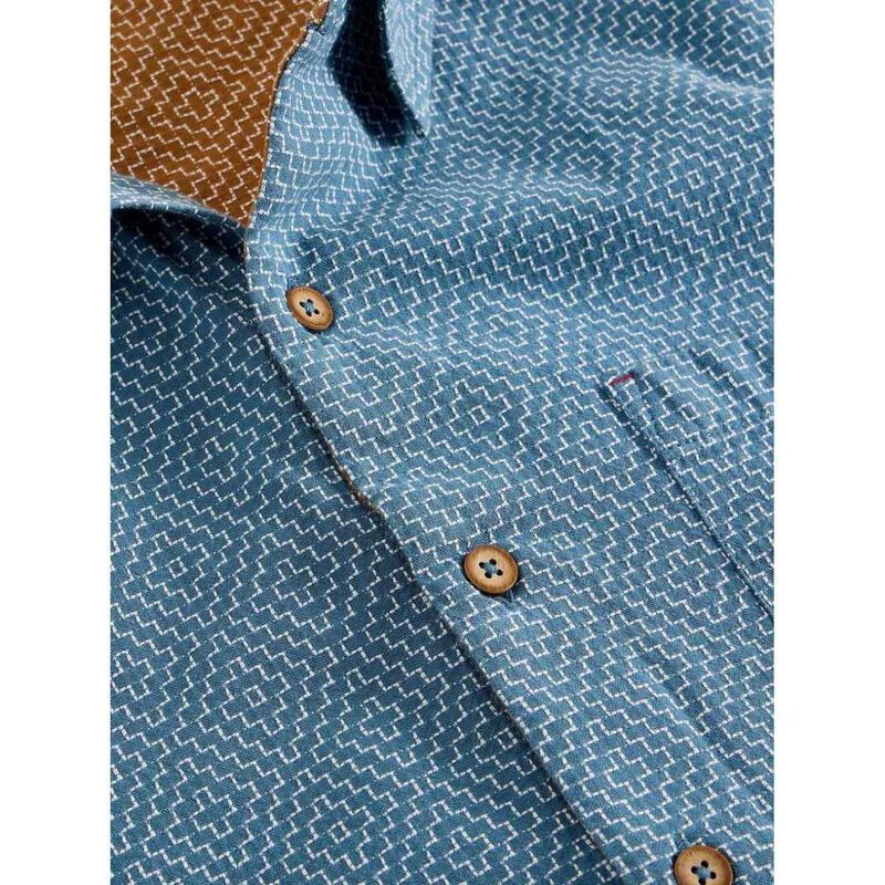White Stuff Tile Stitch S/S Shirt image number 2